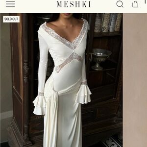 Meshki Electra Dress Long Sleeve Gown